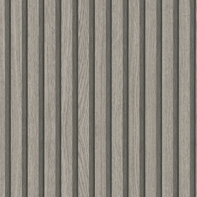 papel de parede ripas de madeira cinza escura