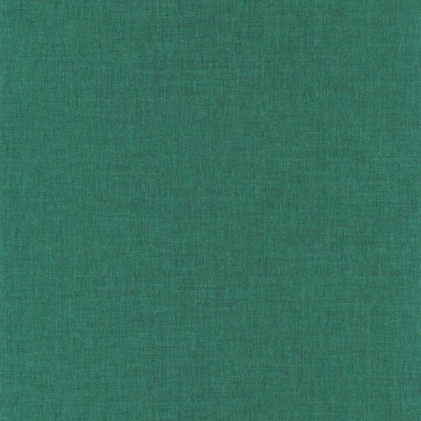 papel pintado vinílico imitación tela color verde oscuro