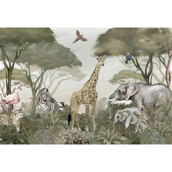Mural Infantil Selva Africana ANIM562