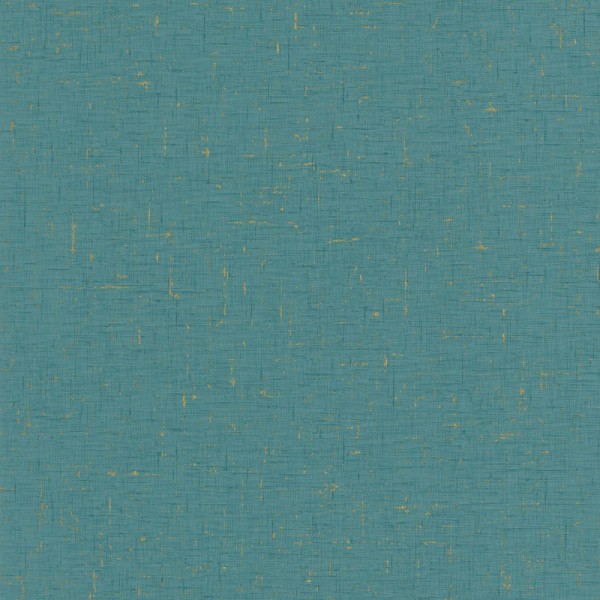 paper pintat efecte textil color blau i daurat