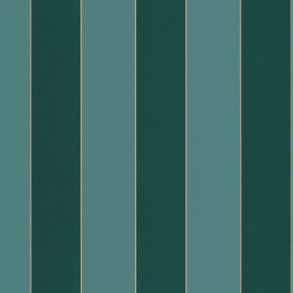 papel de parede riscas turquesa e dourado