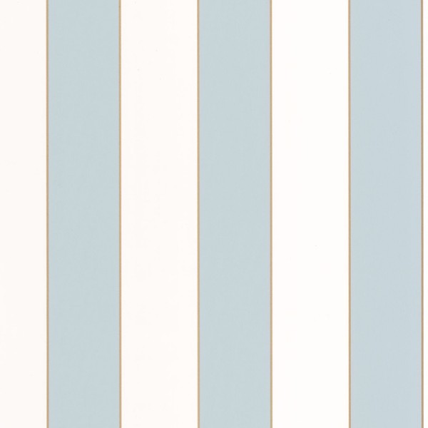 papel de parede riscas cor azul, branco e dourado