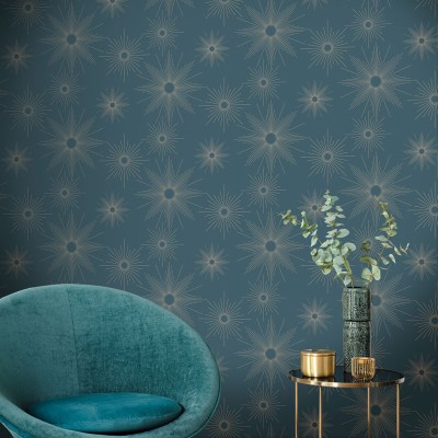 papel de parede sol dourado e fundo azul papel de parede sol dourado e fundo azul