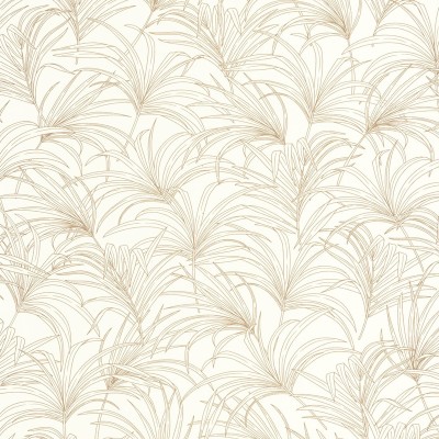 papel pintado palmeras doradas