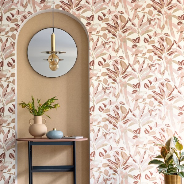 Paper pintat efecte textil color marró clar