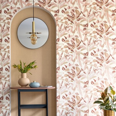 Paper pintat efecte textil color marró clar