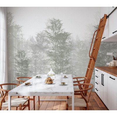 mural floresta cor verde 2