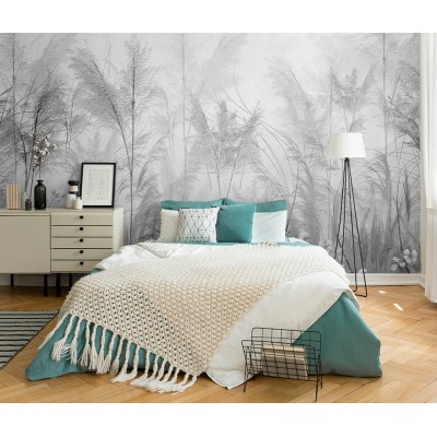 mural naturaleza silvestre gris 2