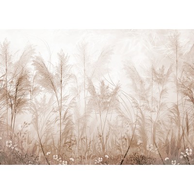 mural natureza silvestre bege