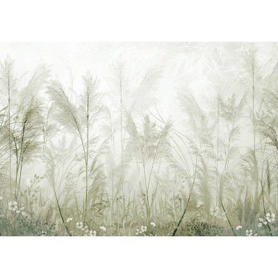 Mural naturaleza silvestre verde Mural naturaleza silvestre verde