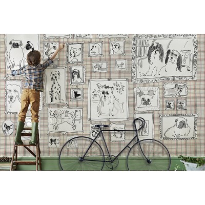 Mural Cães Escocês MPCL761 2