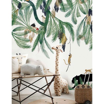 Mural Floresta Micos MPCL781