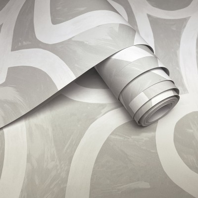 papel pintado moderno con forma de remolino con pinceladas de color gris y blanco papel pintado moderno con forma de remolino con pinceladas de color gris y blanco