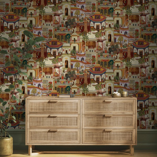 papel de parede ciudade marroquina