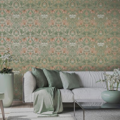 papel de parede com flores clásicas ornamentales fundo dourado papel de parede com flores clásicas ornamentales fundo dourado