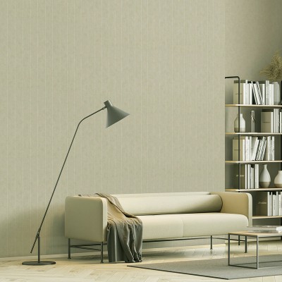 Papel de parede riscas finas cor marrom 2