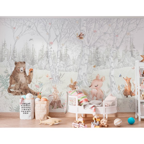Mural Infantil Bosc Dormilega ANIM588