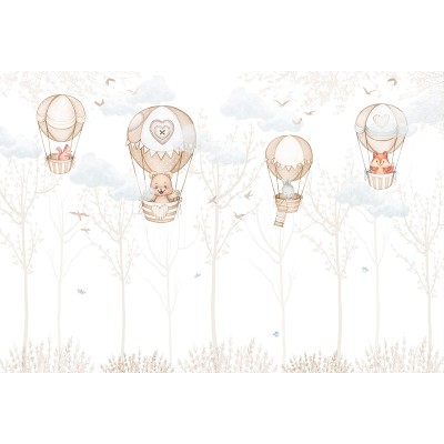 Mural Infantil Volant pel Bosc ANIM589 Mural Infantil Volant pel Bosc ANIM589