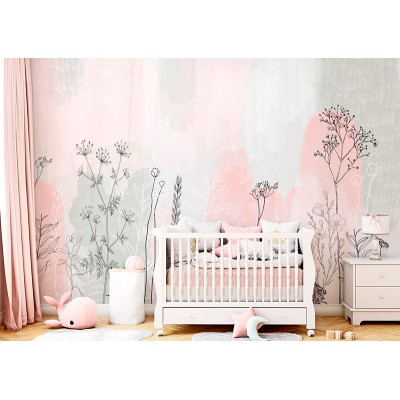 Mural Infantil Flores Primavera ANIM613 2