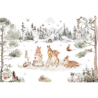 Mural Infantil Bosc en Harmonia ANIM620 Mural Infantil Bosc en Harmonia ANIM620