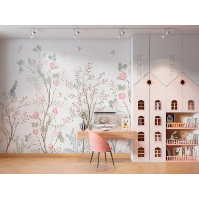 Mural Infantil Chinoiserie Florecido ANIM626 2
