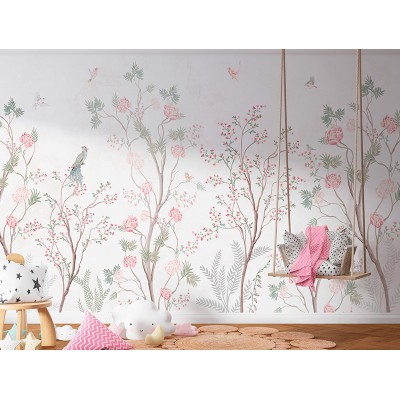 Mural Infantil Chinoiserie Florido ANIM626