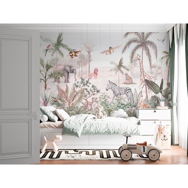 Mural Infantil Savana de Paz ANIM627