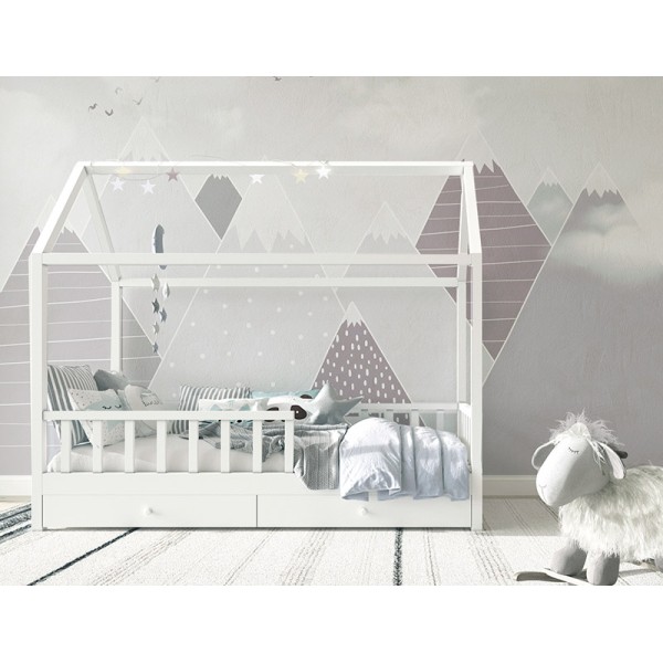 Mural Infantil Montanhas Nevadas ANIM628