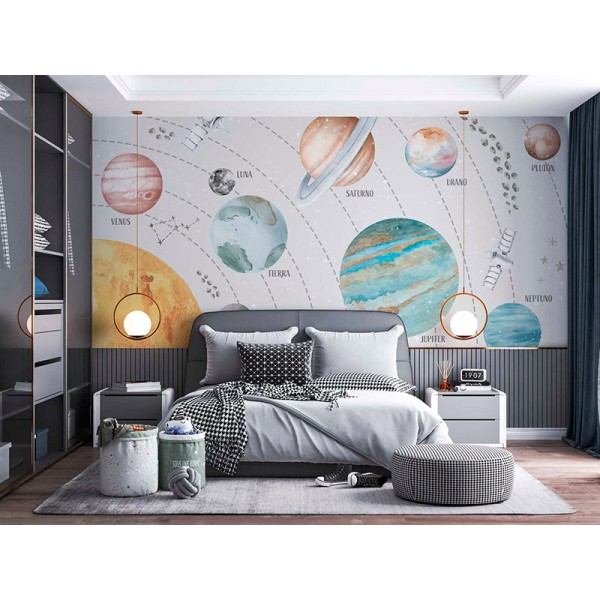 Mural Infantil Galaxia ANIM632