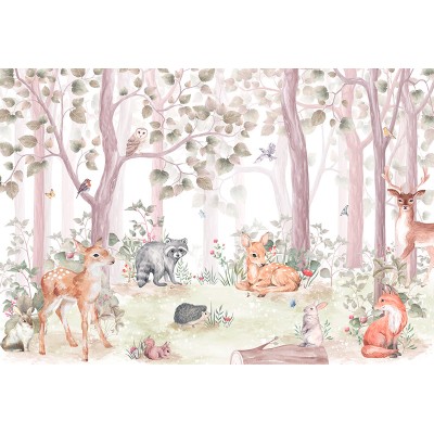 Mural Infantil Floresta de Ilusão ANIM634
