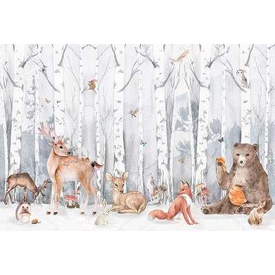 Mural Infantil Bosque del Norte ANIM644 Mural Infantil Bosque del Norte ANIM644
