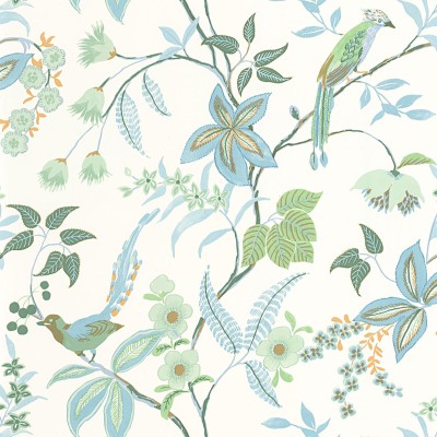 Paper pintat BOTÀNIC AMB OCELLS BLAU I VERD Paper pintat BOTÀNIC AMB OCELLS BLAU I VERD