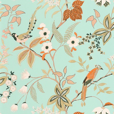 Papel de parede BOTÂNICO COM PÁSSAROS Papel de parede BOTÂNICO COM PÁSSAROS