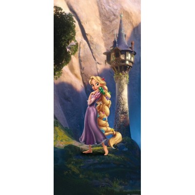 Fotomural RAPUNZEL AND CASTLE  FTD-0232