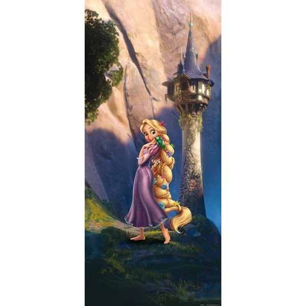 Fotomural RAPUNZEL AND CASTLE  FTD-0232