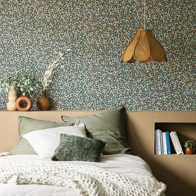 Paper pintat FLORS PETITES LAVANDA I VERDES Paper pintat FLORS PETITES LAVANDA I VERDES