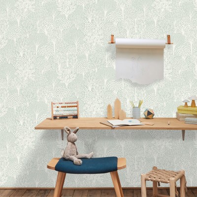 Papel de parede de ÁRVORES VERDE CLARO Papel de parede de ÁRVORES VERDE CLARO