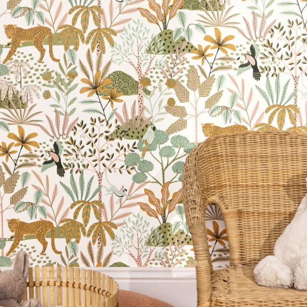 Papel pintado ANIMALES SELVA LGG_10448_07_67 Papel pintado ANIMALES SELVA LGG_10448_07_67