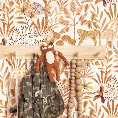 Papel de parede ANIMAIS SELVA TERRACOTA LGG_10448_04_48 2