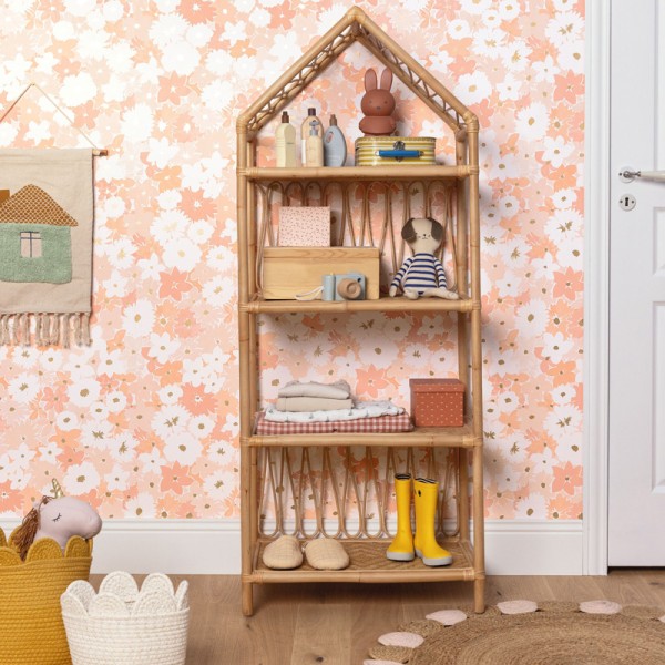 Papel pintado FLORAL SALMÓN ROSADO Y BLANCO LGG_10441_04_79 Papel pintado FLORAL SALMÓN ROSADO Y BLANCO LGG_10441_04_79