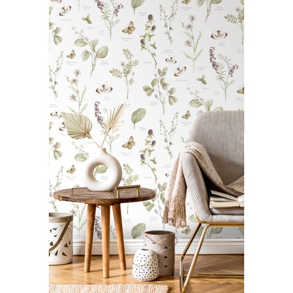 Paper pintat BOTÀNIC VERD OCRE 299