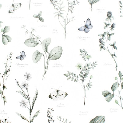 Papel pintado BOTÁNICO VERDE GRISÁCEO 298 Papel pintado BOTÁNICO VERDE GRISÁCEO 298