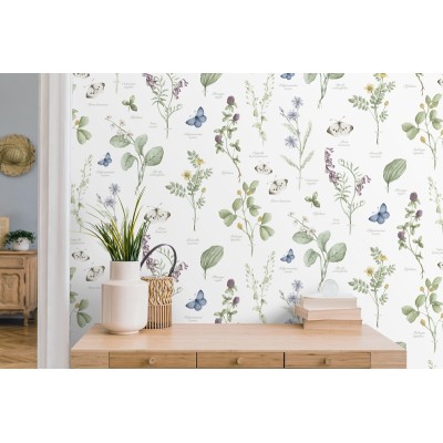 Papel de parede BOTÂNICO VERDE NATURAL 297 2