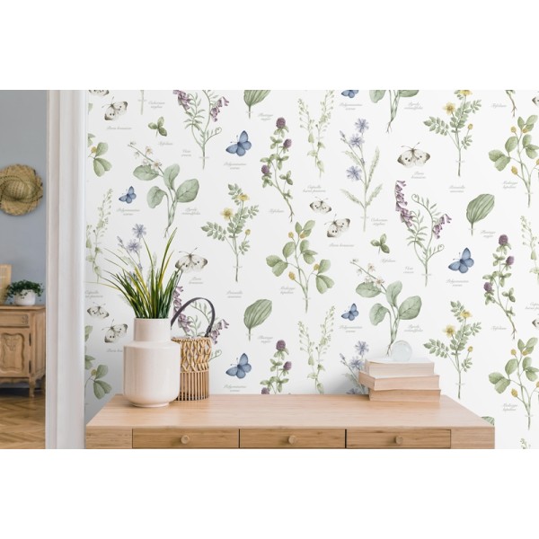 Papel pintado BOTÁNICO VERDE NATURAL 297