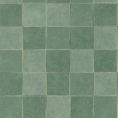 Papel pintado AZULEJOS CERÁMICA VERDE ANTIGUO MNRL_8810_64_14