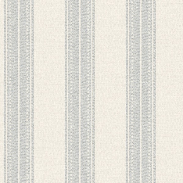 Papel pintado RAYAS EFECTO TEXTIL AZUL