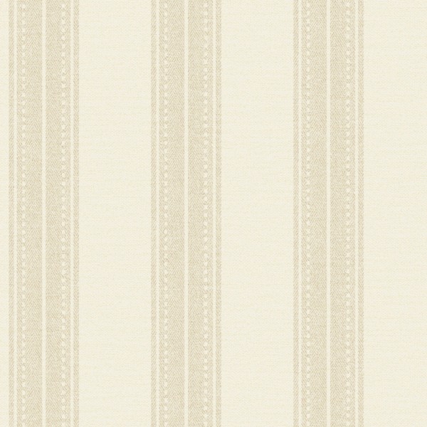 Papel pintado RAYAS EFECTO TEXTIL BEIGE