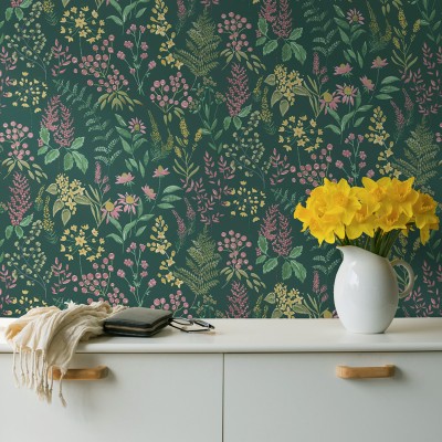 Papel pintado PLANTAS BOTÁNICAS MULTI COLOR