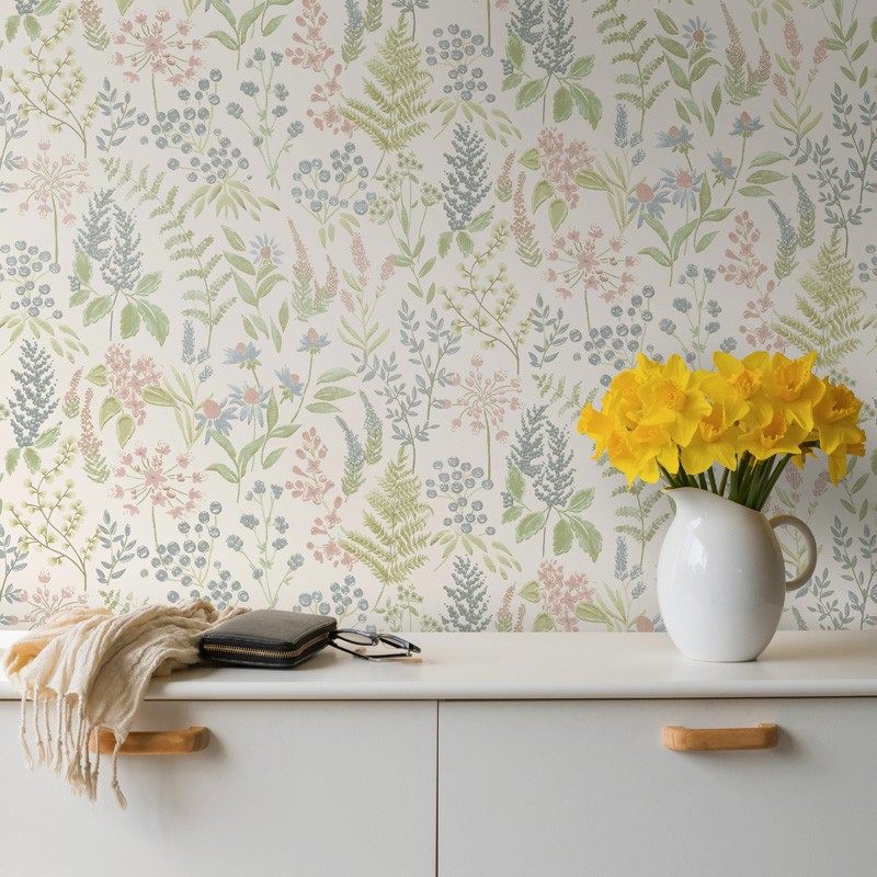 Papel pintado botanico para recibidor