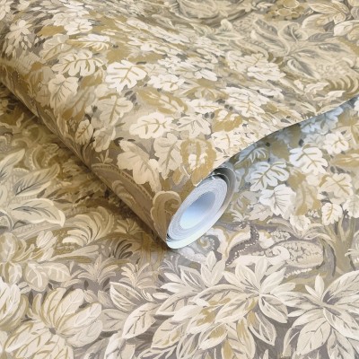 Papel de parede NATUREZA VINTAGE BEGE OCRE